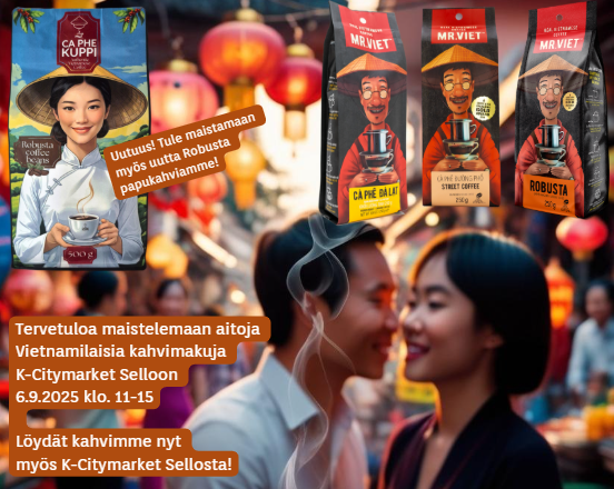 Löydät kahvimme nyt myös K-Citymarket Sellosta!