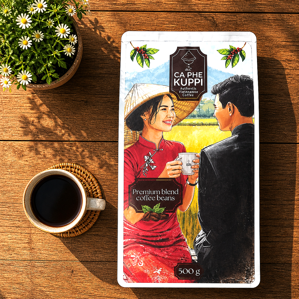 Ca Phe Kuppi Premium Blend 500g - Image 3