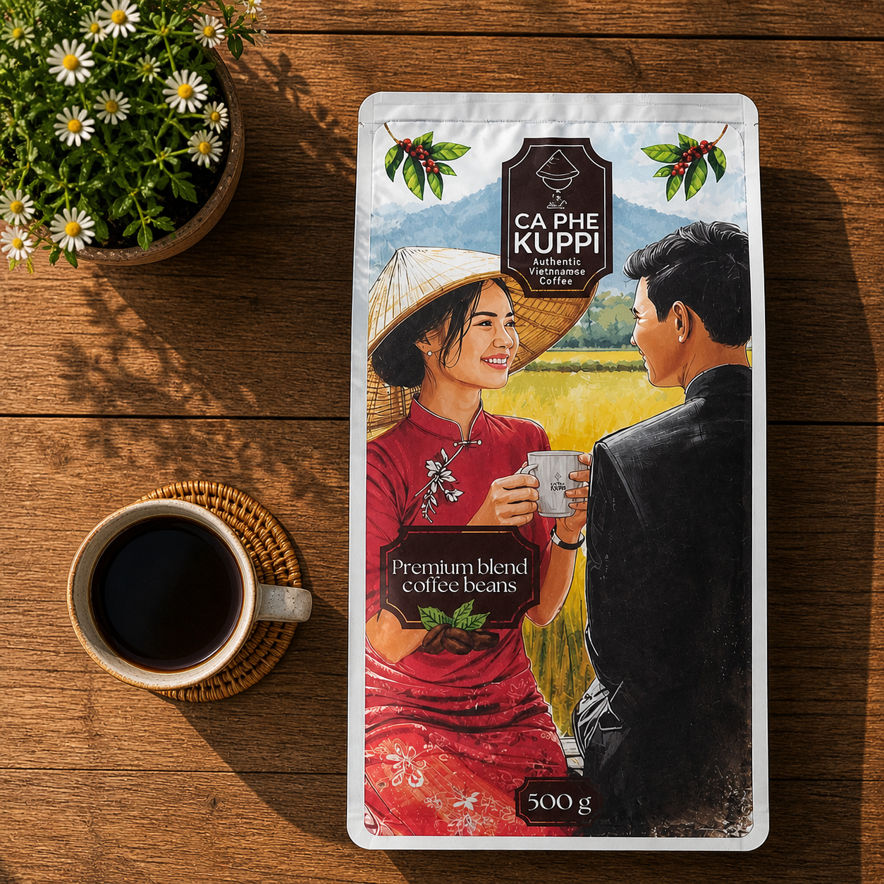 Ca Phe Kuppi Premium Blend 500g - Image 3