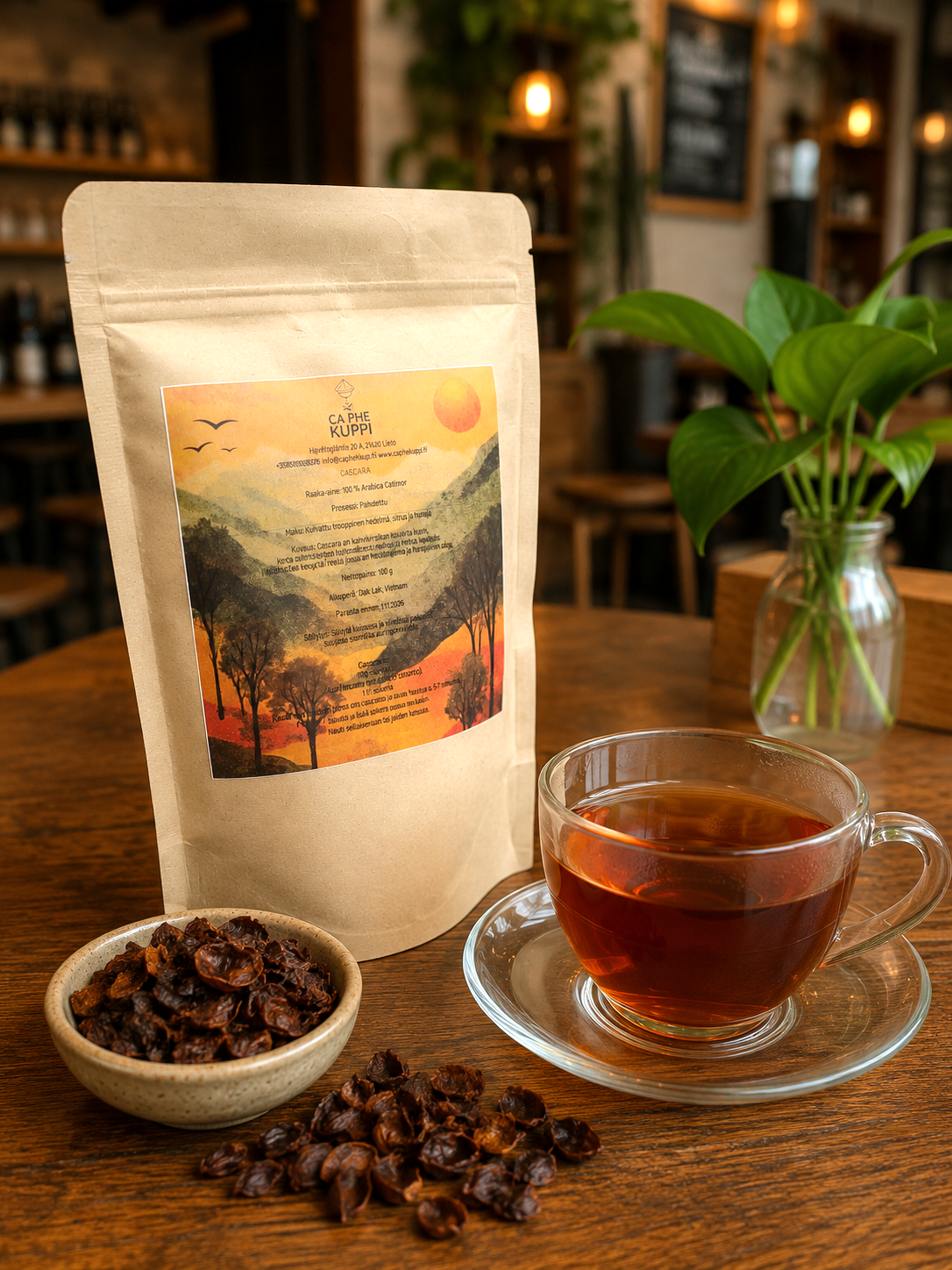 Cascara Arabica Catimor - paahdettu 100g - Image 3