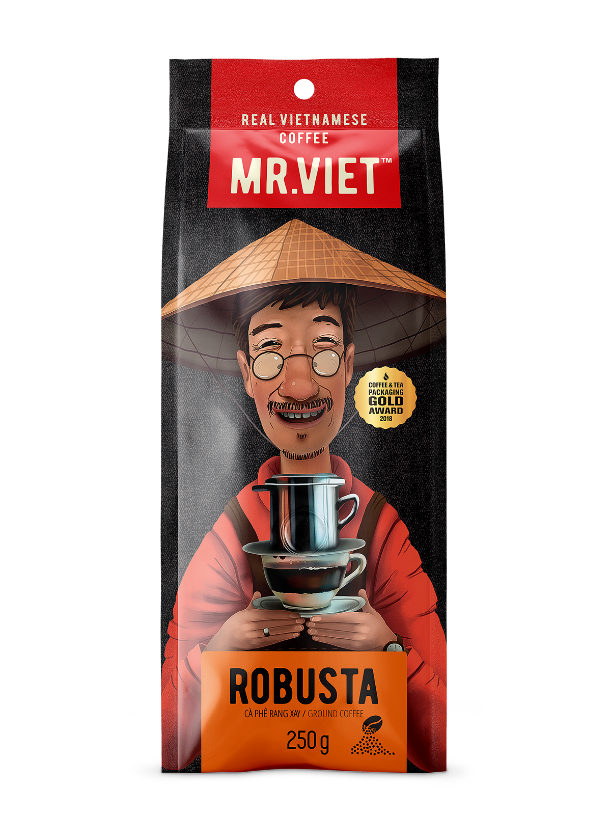 Mr. Viet Robusta jauhettukahvi 250g - Image 2