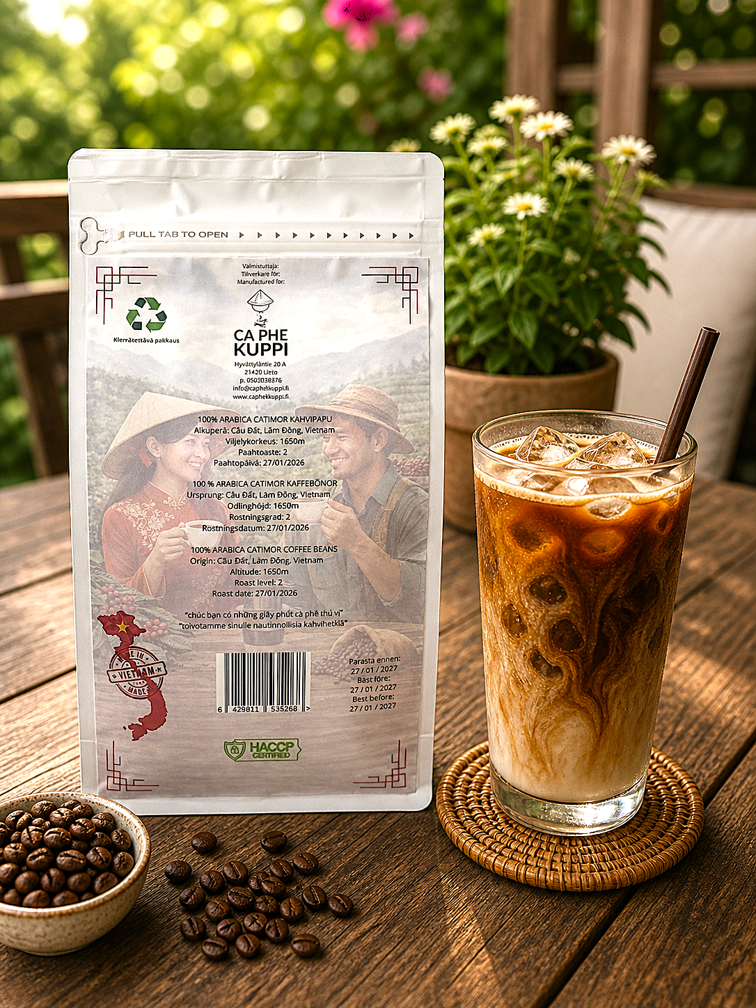 Ca Phe Kuppi Arabica 500g - Image 2