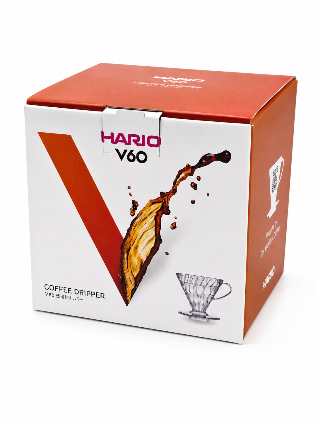 Hario V60 Dripper kirkas muovi koko 02 - Image 2