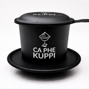 Phin suodatin Ca Phe Kuppi alumiini 115ml, musta